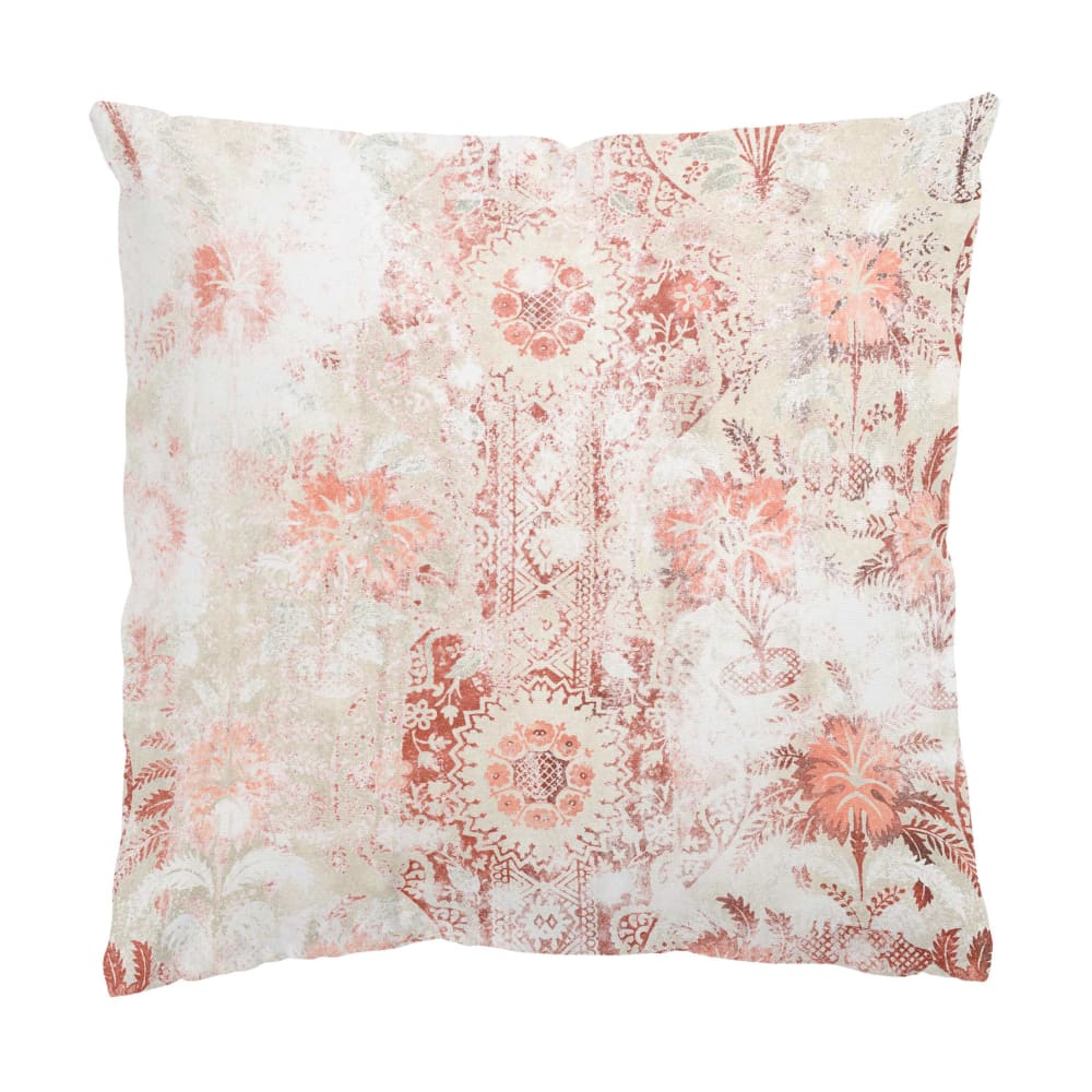 micasia Dekokissen Antike Shabby Barocktapete II aus Polyester, rot 40 x 40 cm style vintage Öko-Tex Zertifikat - Stoff