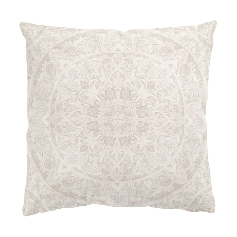 micasia Dekokissen Mandala Aquarell Ornament aus Polyester, beige 40 x 40 cm style exotic Öko-Tex Zertifikat - Stoff