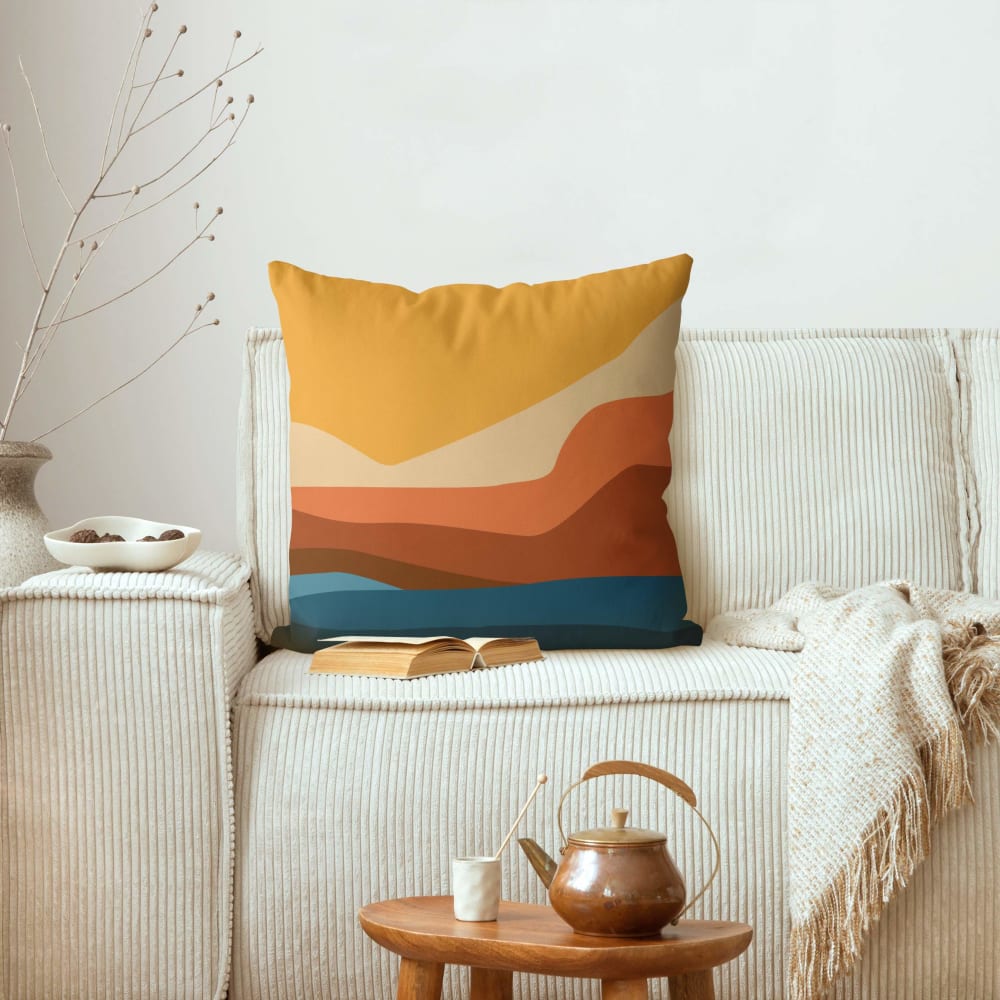Dekokissen Sonnenuntergang in der Wüste aus Polyester, bunt 40 x