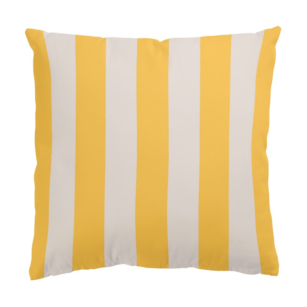 micasia Dekokissen Mighty Mango Große Streifen aus Polyester, gelb 40 x 40 cm style modern Öko-Tex Zertifikat - Stoff