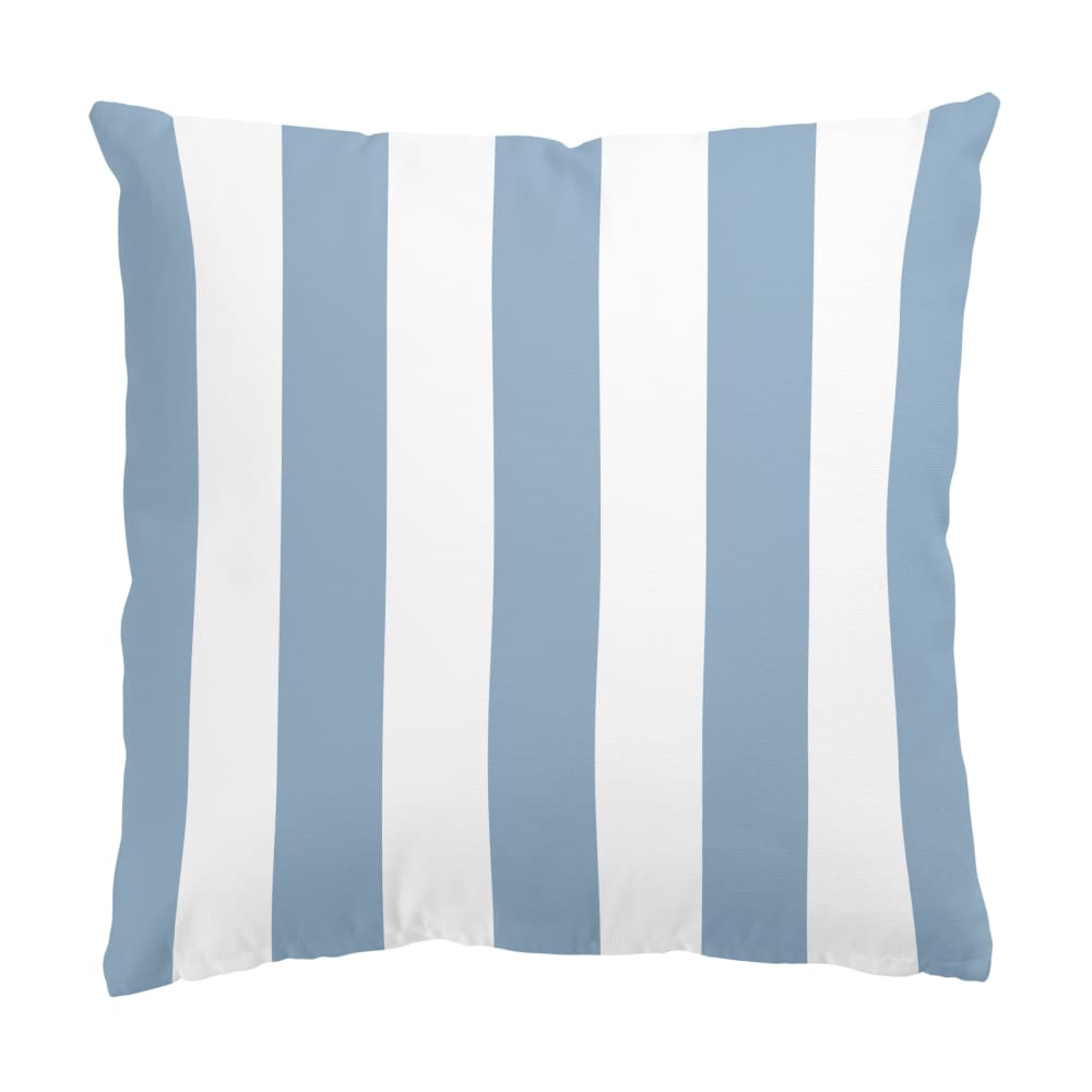 micasia Dekokissen Längsstreifen I aus Polyester, pastell 50 x 50 cm style seaside Weiß Öko-Tex Zertifikat Stoff