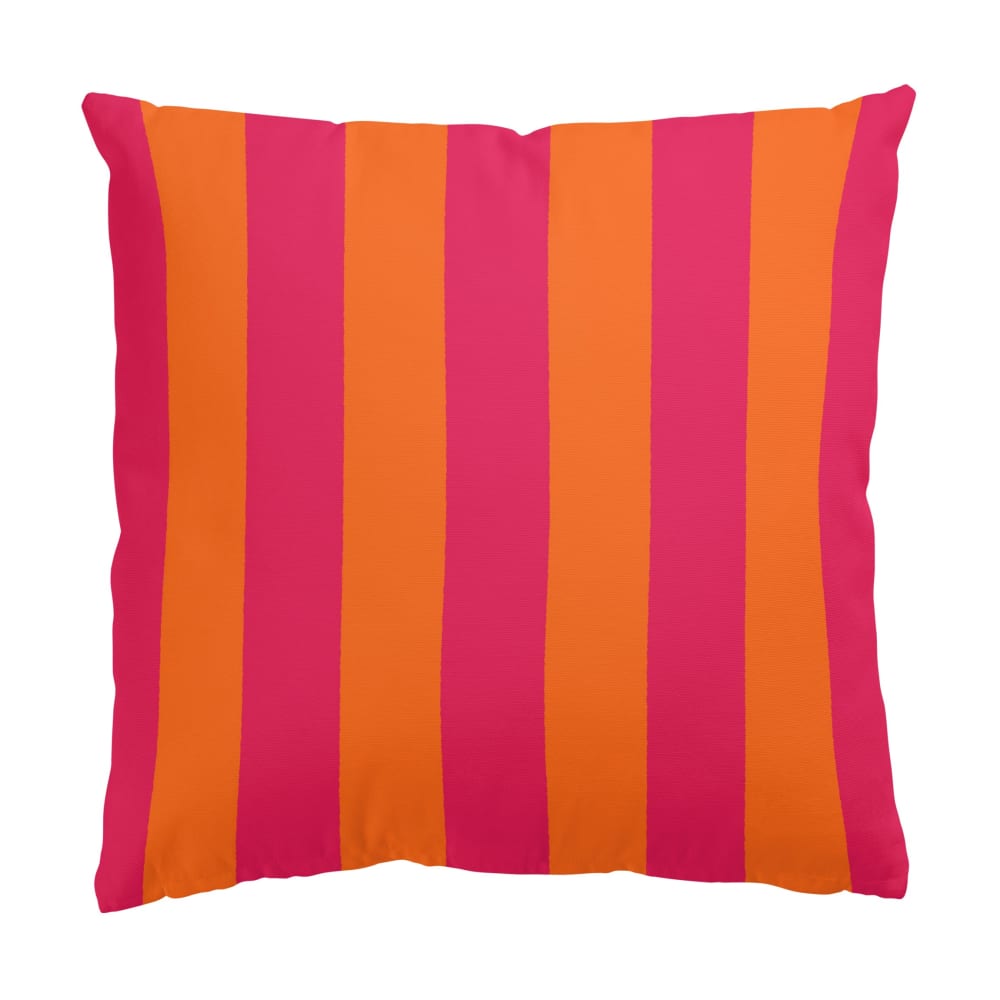 micasia Dekokissen PopArt Sommer Streifen I aus Polyester, pink 50 x 50 cm style modern Rosa Öko-Tex Zertifikat Stoff