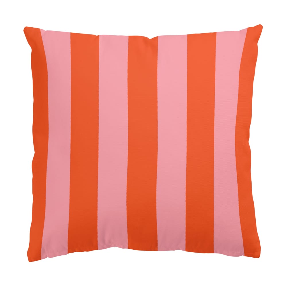 micasia Dekokissen PopArt Sommer Streifen II aus Polyester, rosa 40 x 40 cm style modern Öko-Tex Zertifikat - Stoff