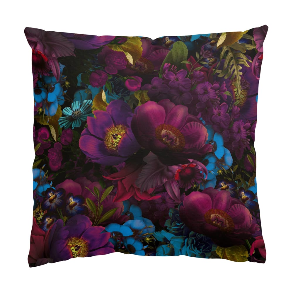 micasia Dekokissen Blüten mit Blumen aus Polyester, violett 50 x 50 cm style classic chic Öko-Tex Zertifikat - Stoff