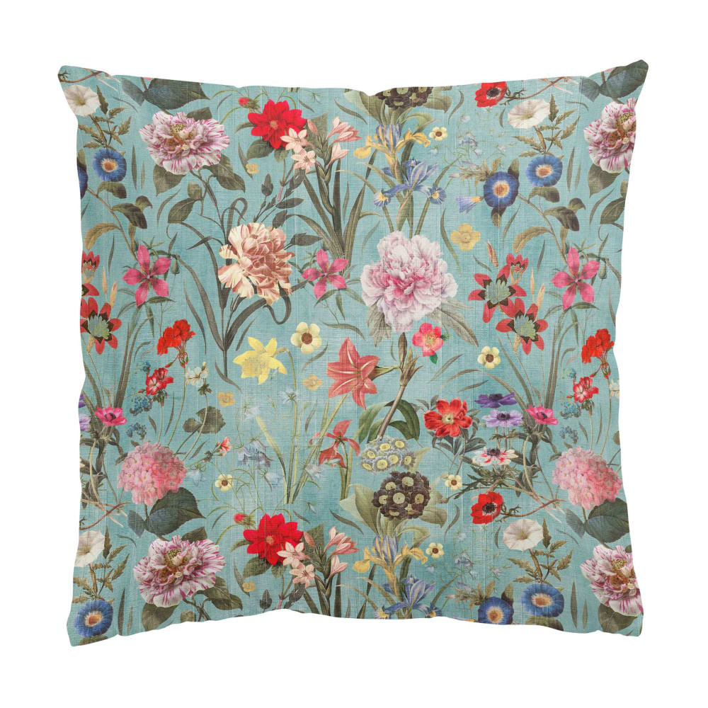 micasia Dekokissen Wildblumenwiese aus Polyester, grün 40 x 40 cm style classic chic Öko-Tex Zertifikat - Stoff