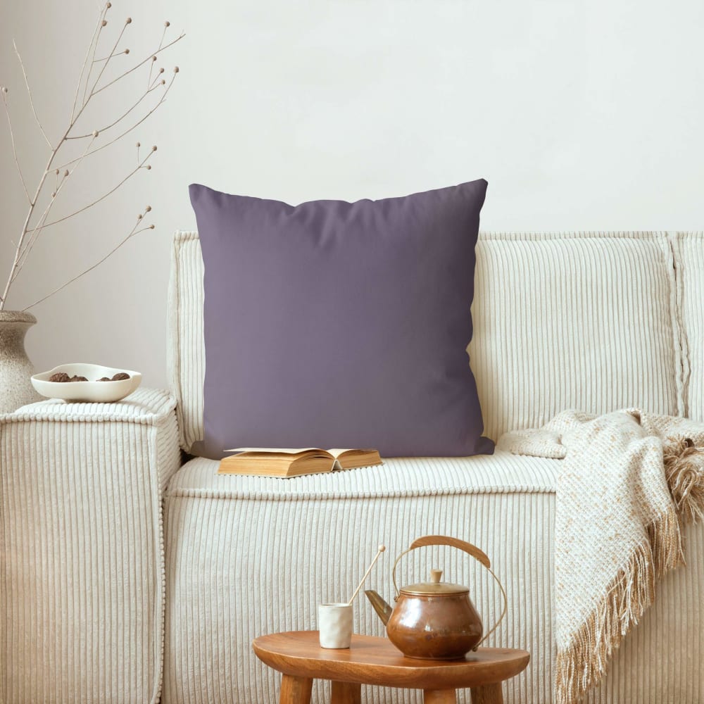 Dekokissen Simple mauve aus Polyester, violett 40 x 40 cm -