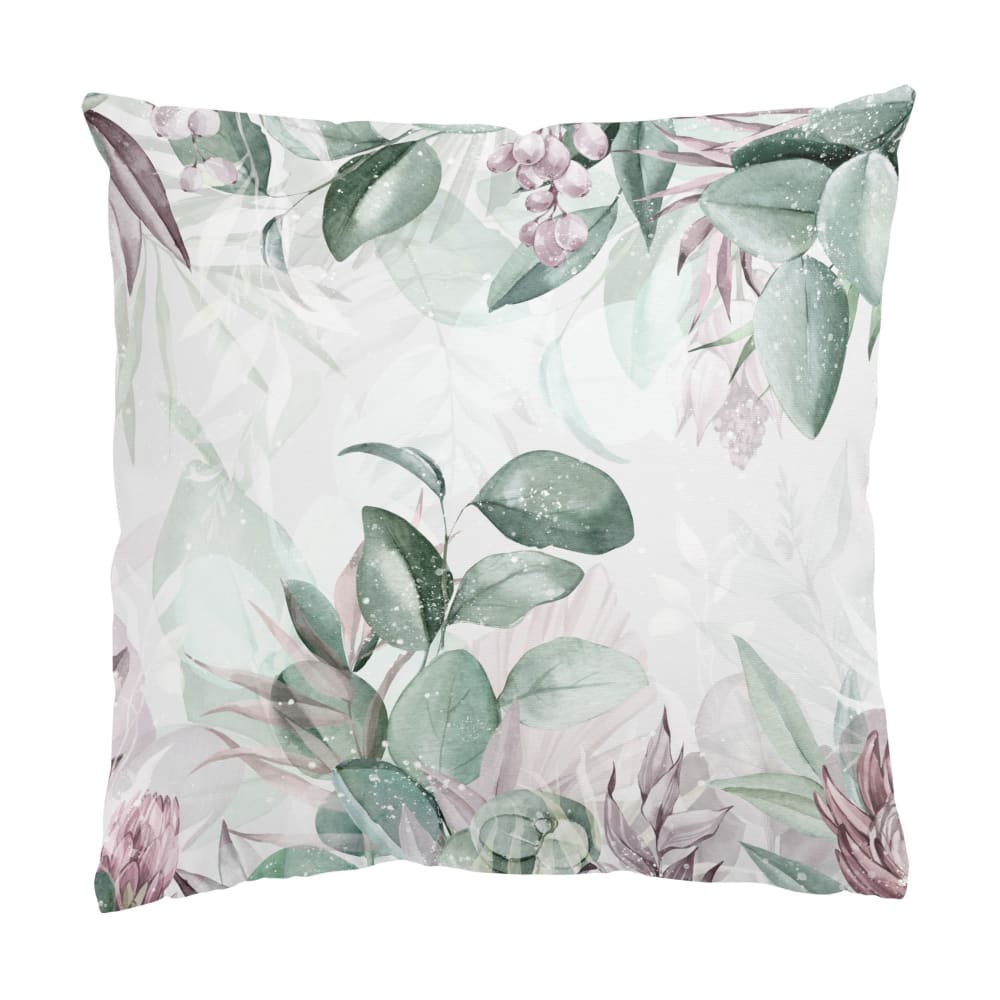 micasia Dekokissen Botanik in Pastell aus Polyester, grün 50 x 50 cm style exotic Öko-Tex Zertifikat - Stoff
