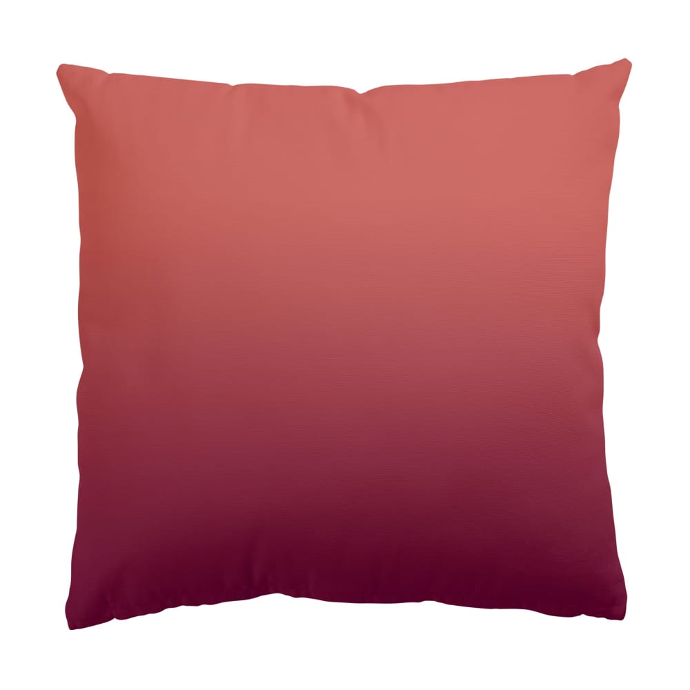 micasia Dekokissen Roter Farbverlauf aus Polyester, rot 50 x 50 cm style modern Öko-Tex Zertifikat - Samt