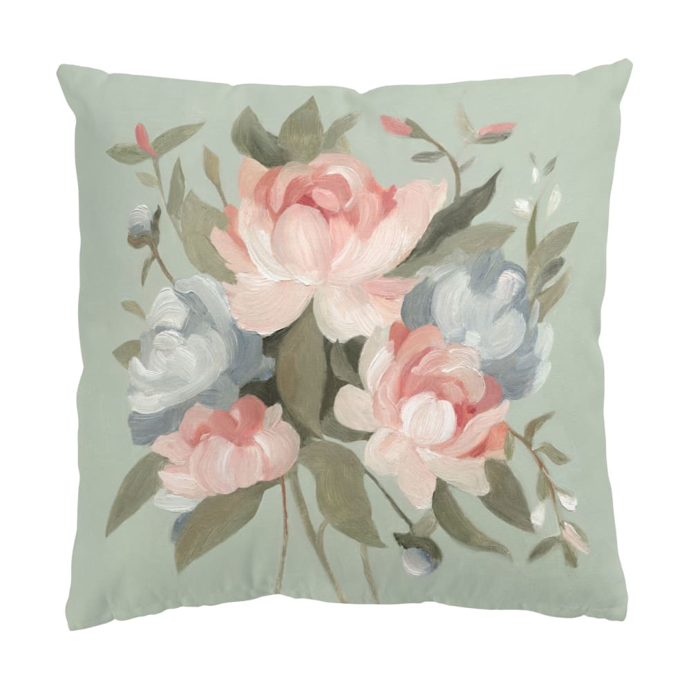 micasia Dekokissen Bouquet in Pastell I aus Polyester, rosa 40 x 40 cm style vintage Öko-Tex Zertifikat - Samt