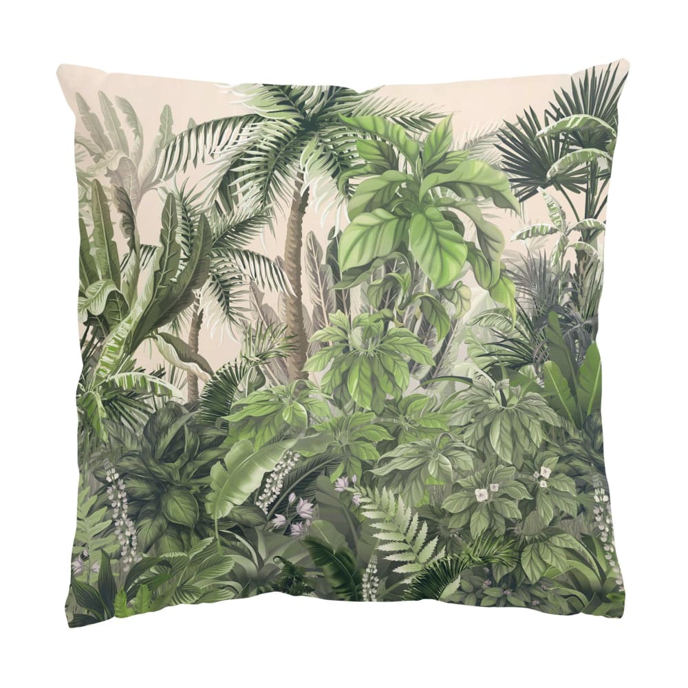 micasia Dekokissen Dschungelpflanzen aus Polyester, grün 50 x 50 cm style exotic Öko-Tex Zertifikat - Stoff