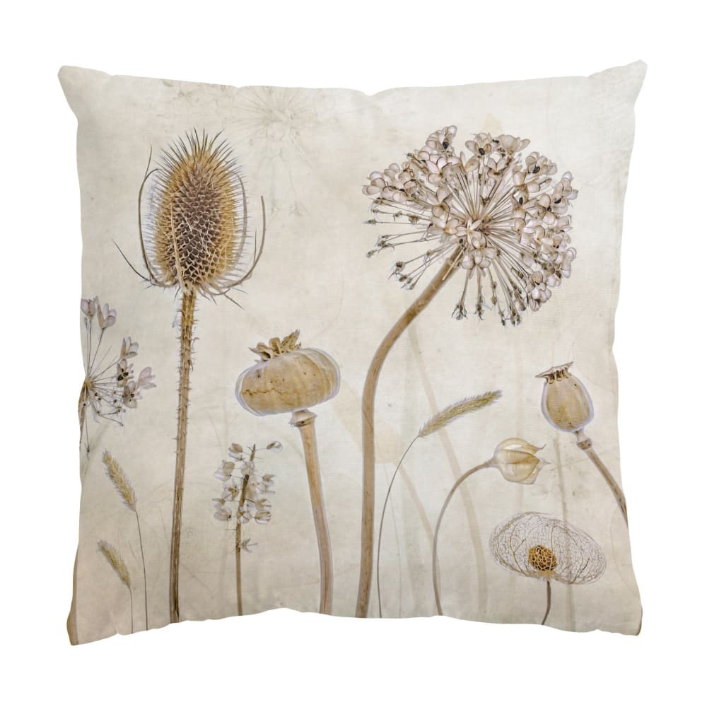 micasia Dekokissen Growing Old aus Polyester, beige 40 x 40 cm style landhaus Öko-Tex Zertifikat - Stoff
