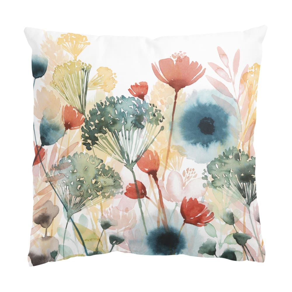 micasia Dekokissen Wildblumen im Sommer I aus Polyester, weiß 50 x 50 cm style classic chic Öko-Tex Zertifikat - Stoff