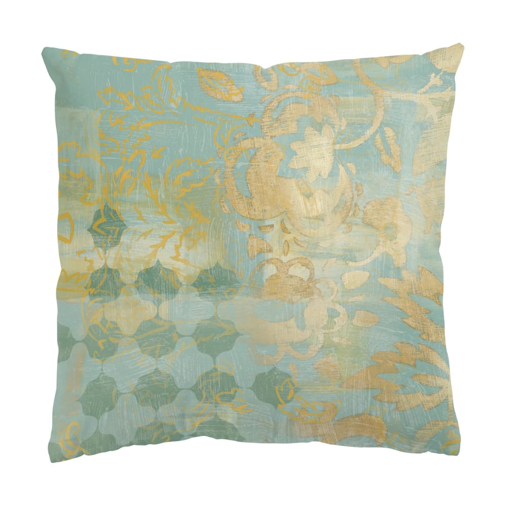 micasia Dekokissen Marokkanische Collage II aus Polyester, gold 40 x 40 cm style modern Öko-Tex Zertifikat - Samt