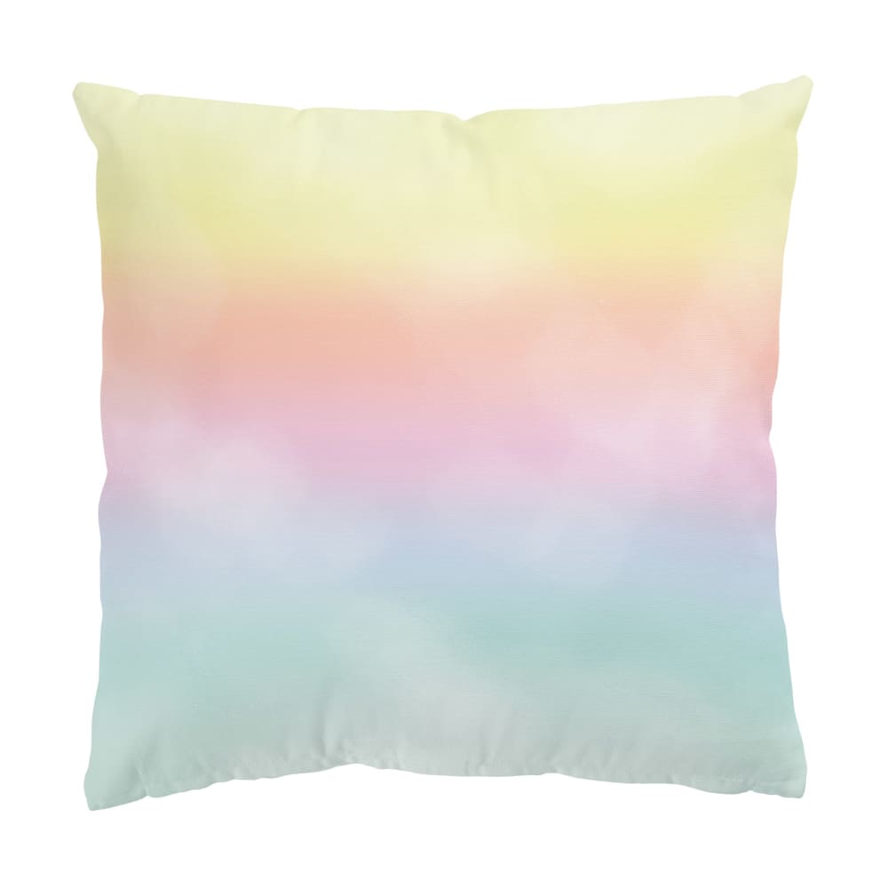 micasia Dekokissen Regenbogen Wasserfarben aus Polyester, bunt 50 x 50 cm style modern Mehrfarbig Öko-Tex Zertifikat Samt