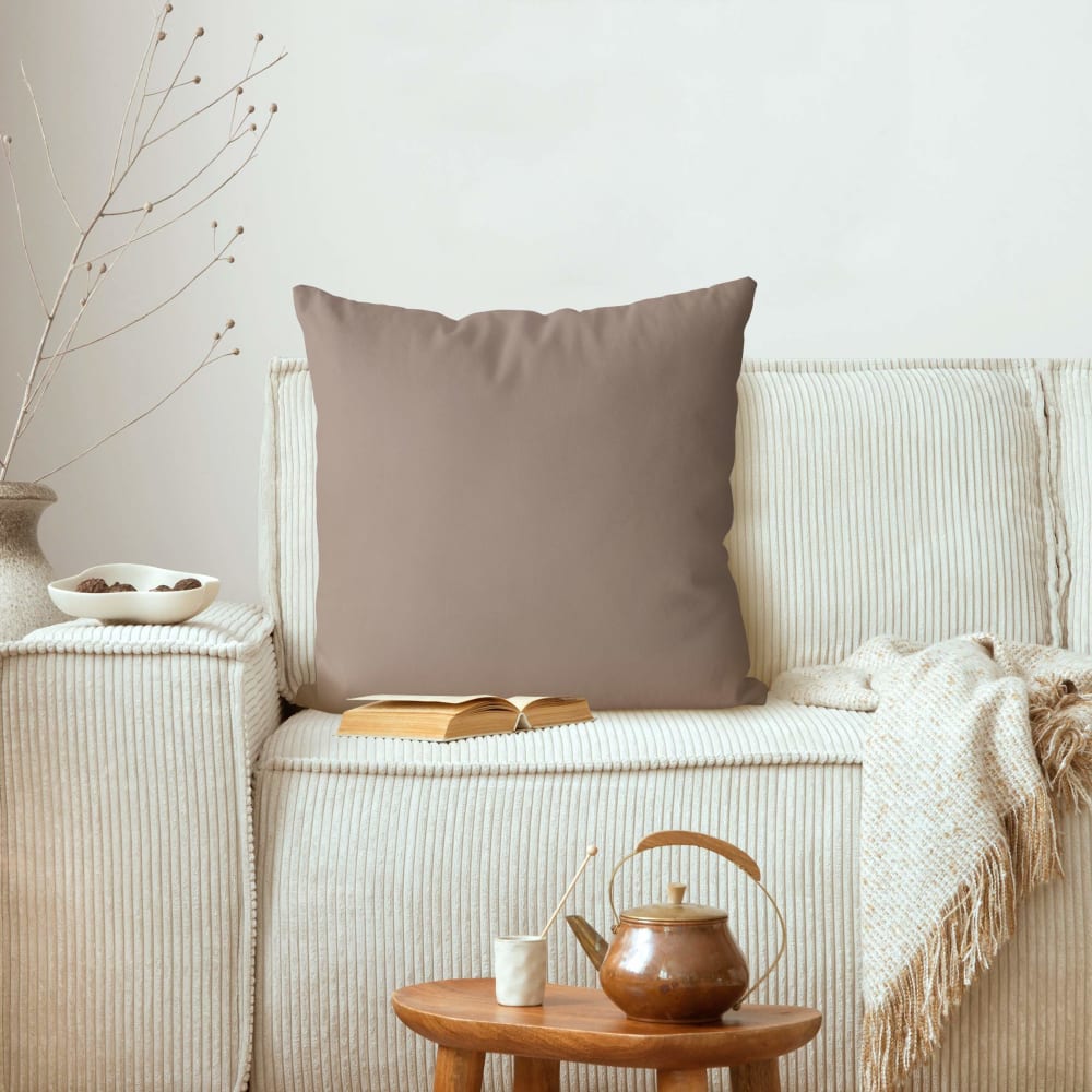 Dekokissen Icy Chocolate aus Polyester, braun 50 x 50 cm -