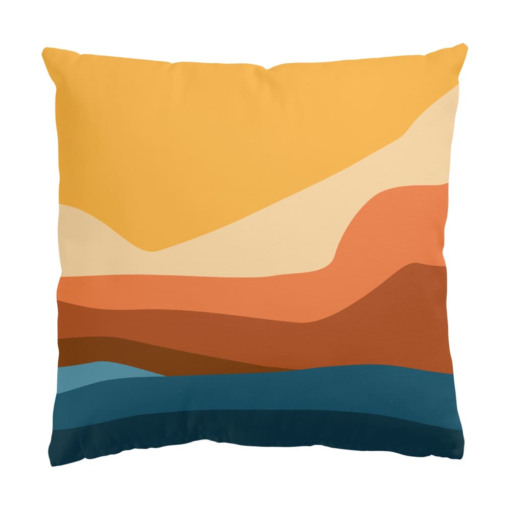 micasia Dekokissen Sonnenuntergang in der Wüste aus Polyester, bunt 50 x 50 cm style modern Mehrfarbig Öko-Tex Zertifikat Stoff