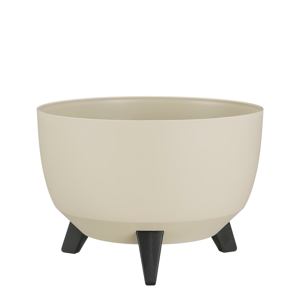 Jardinière d'extérieur Beige Plastique H18.5xl33xL33cm