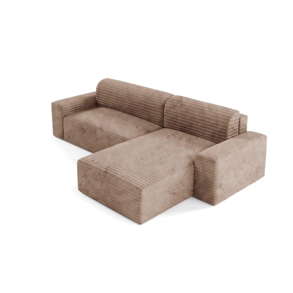 Ecksofa mit Schlaffunktion Beige - Maisons Du Monde
