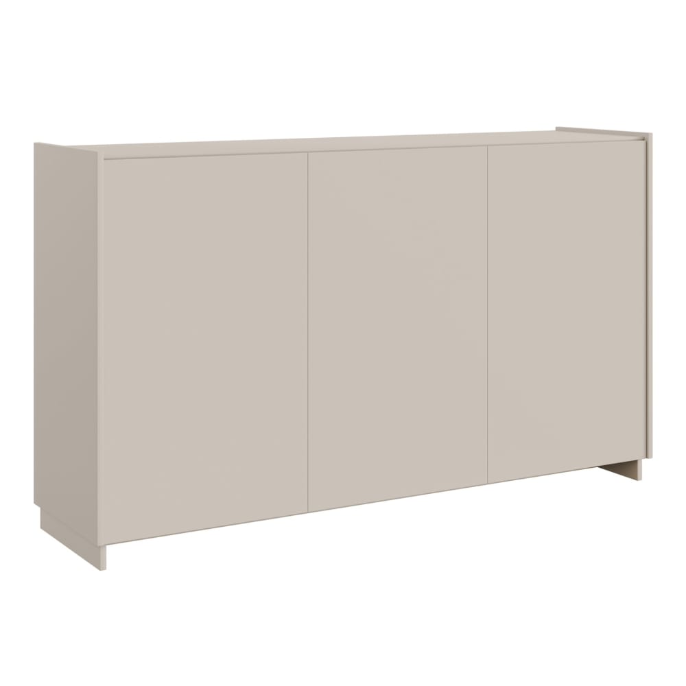 buffet 3 portes, gris
