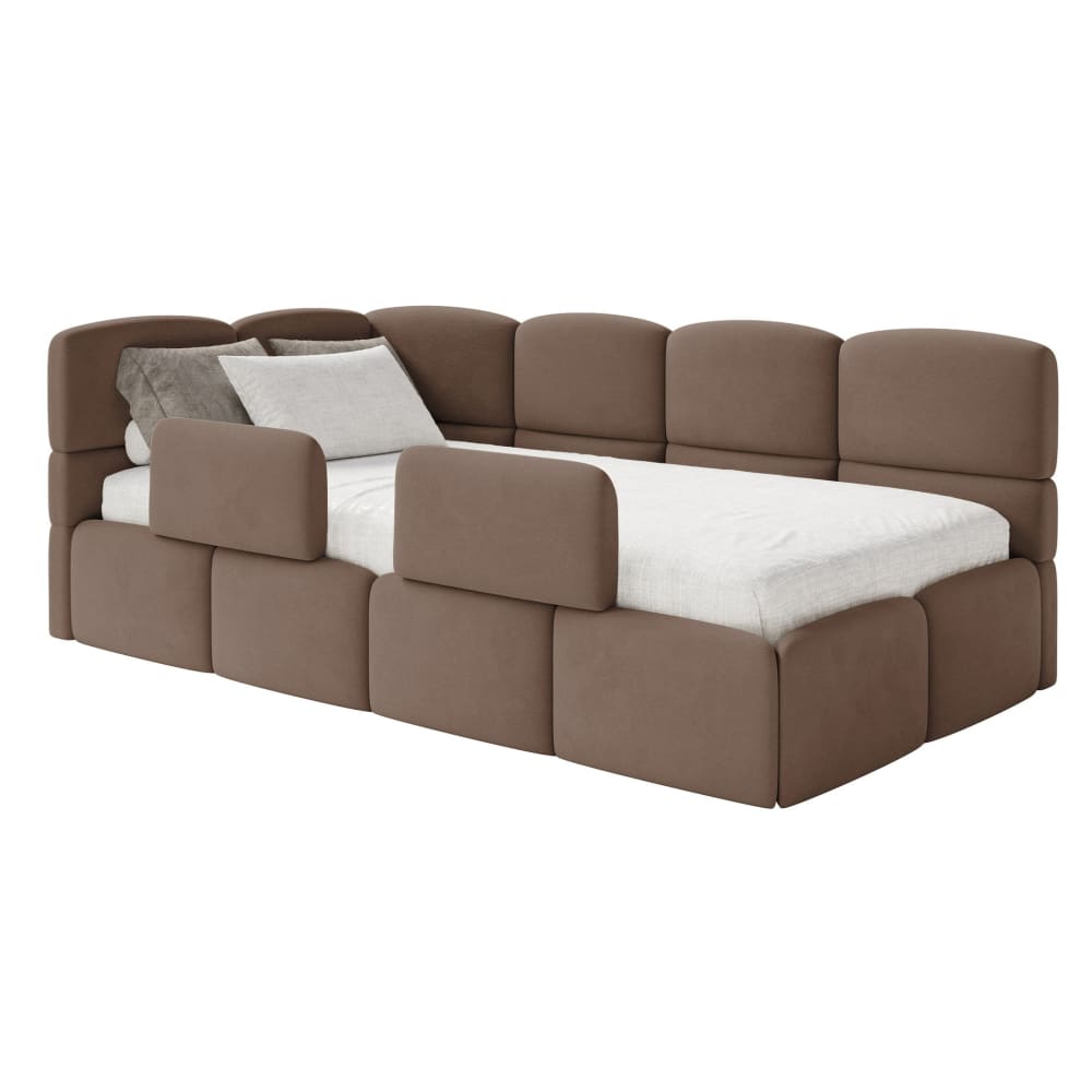 Lit enfant 120 cm, 2x - brun