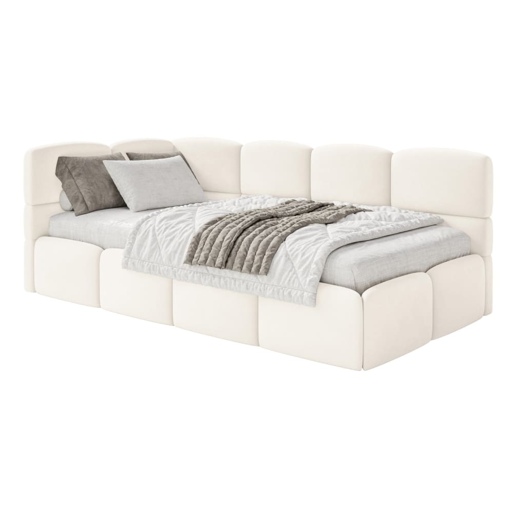 Lit ado 120 cm, velours,