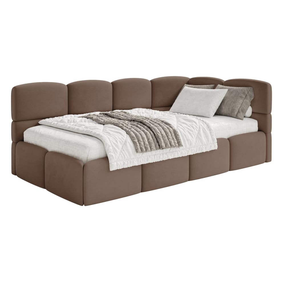 Lit ado 120 cm, velours,