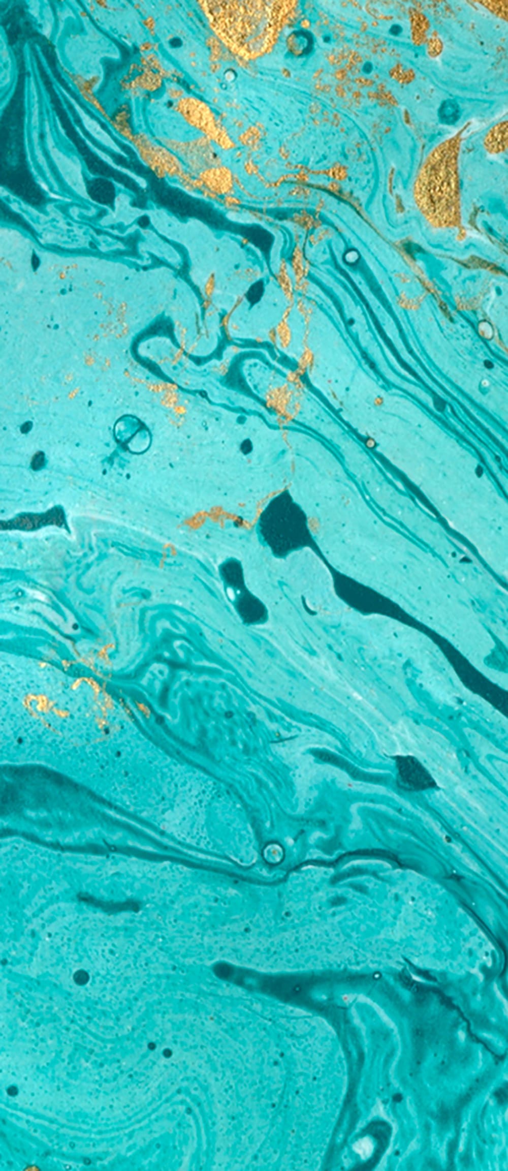 Papier peint panoramique Turquoise Marble — vue 3