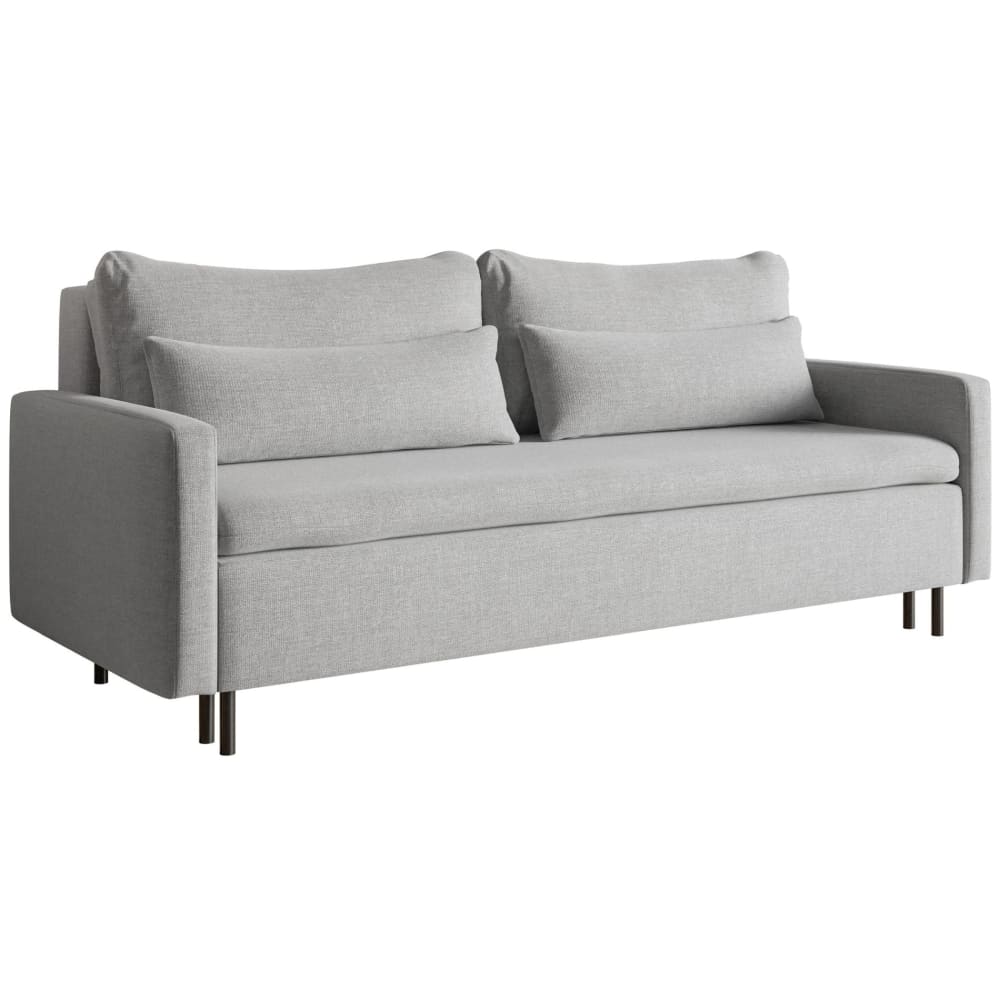 Canapé 3 places convertible - gris