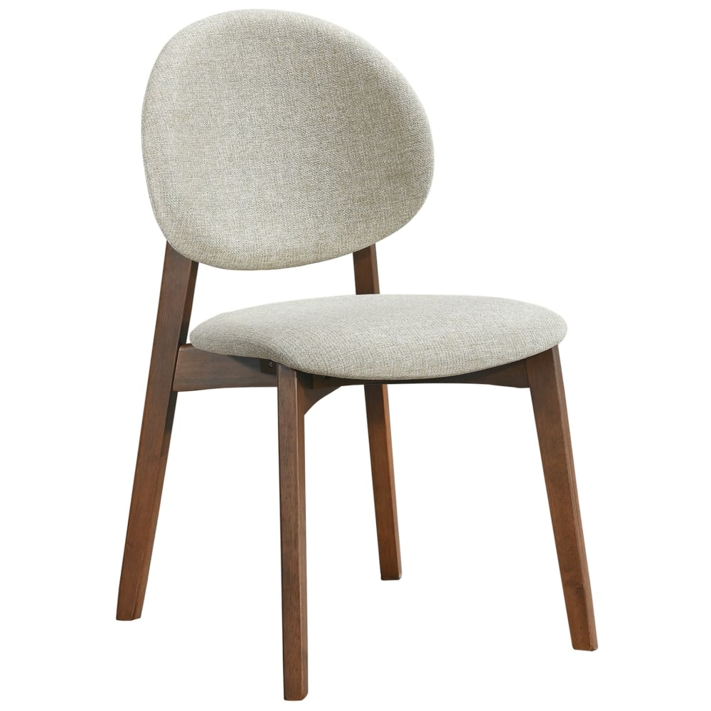 Chaise en bois brun / beige Chaise en bois brun / beige
