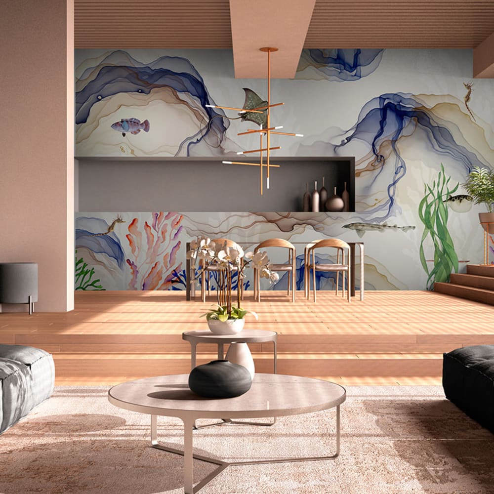 Papier peint panoramique abysse 432 x 285 cm intissé 150 g