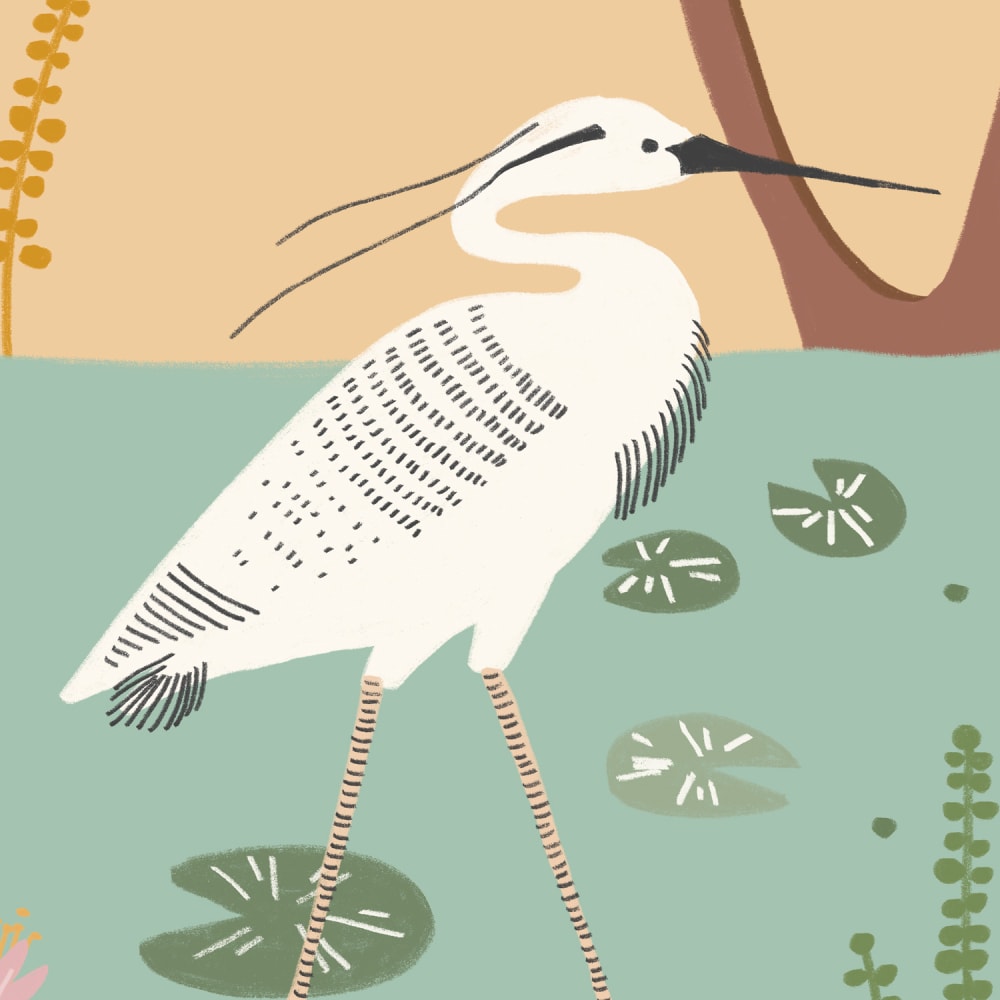 Papier peint panoramique Faune le long du Nil — vue 3