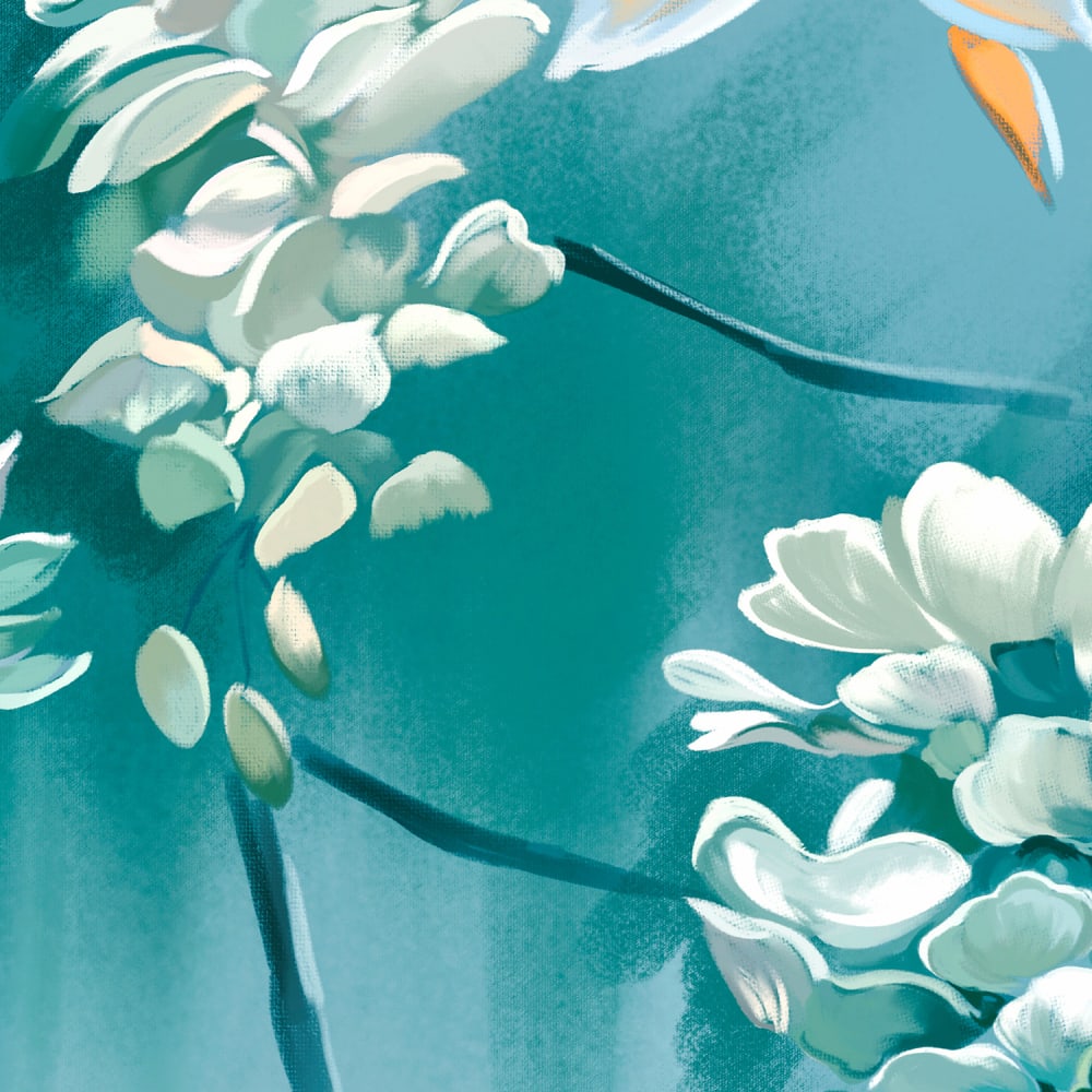 Papier peint panoramique Wisteria — vue 3
