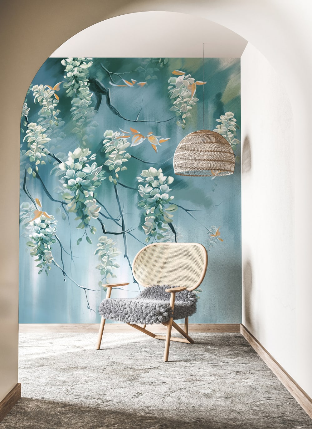 Papier peint panoramique Wisteria — vue 4
