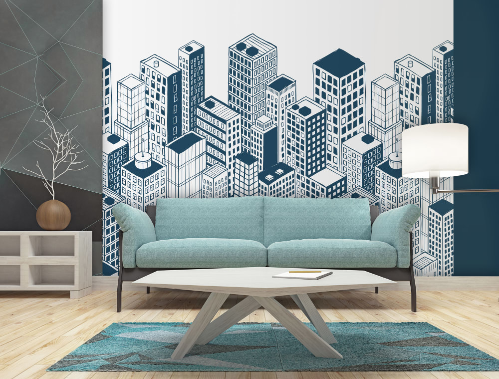 Papier peint panoramique Buildings — vue 4