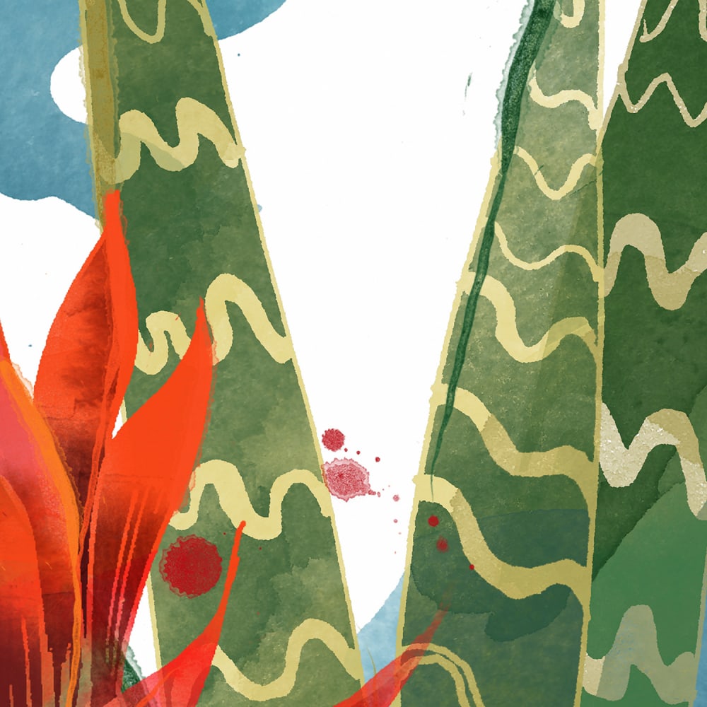 Papier peint panoramique Petite Jungle — vue 3