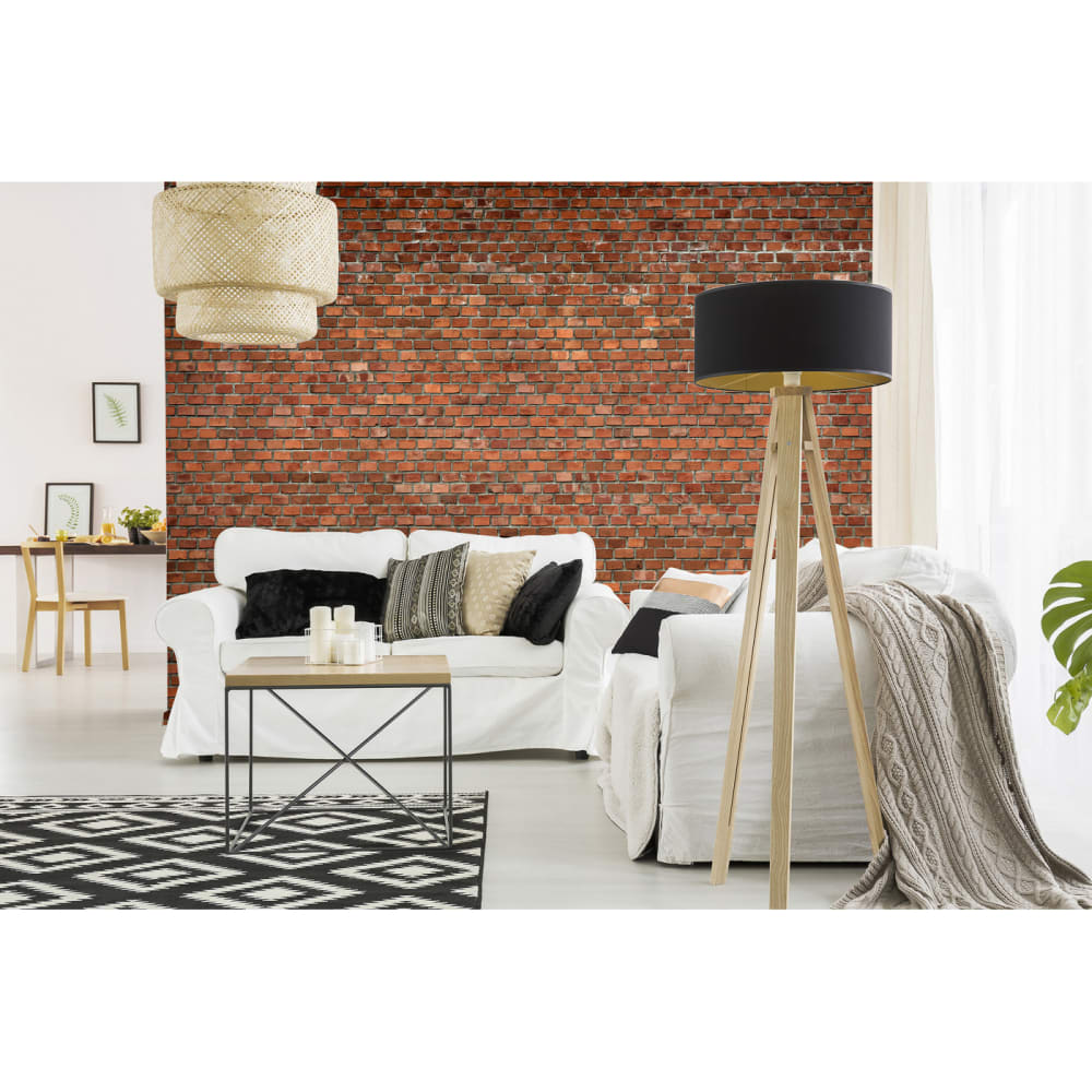 Papier peint panoramique Red Bricks — vue 4