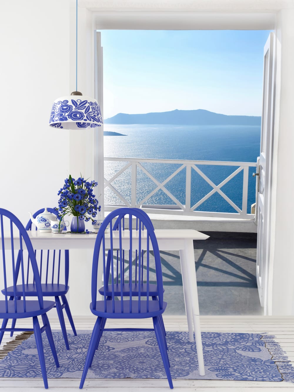 Papier peint panoramique Santorini — vue 4