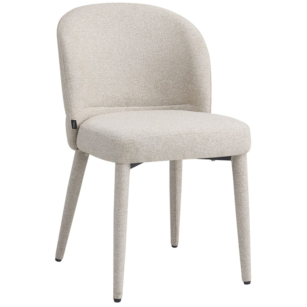 Selsey Esszimmerstuhl mit Bouclé-Bezug, Beige style modern Beige Stoff