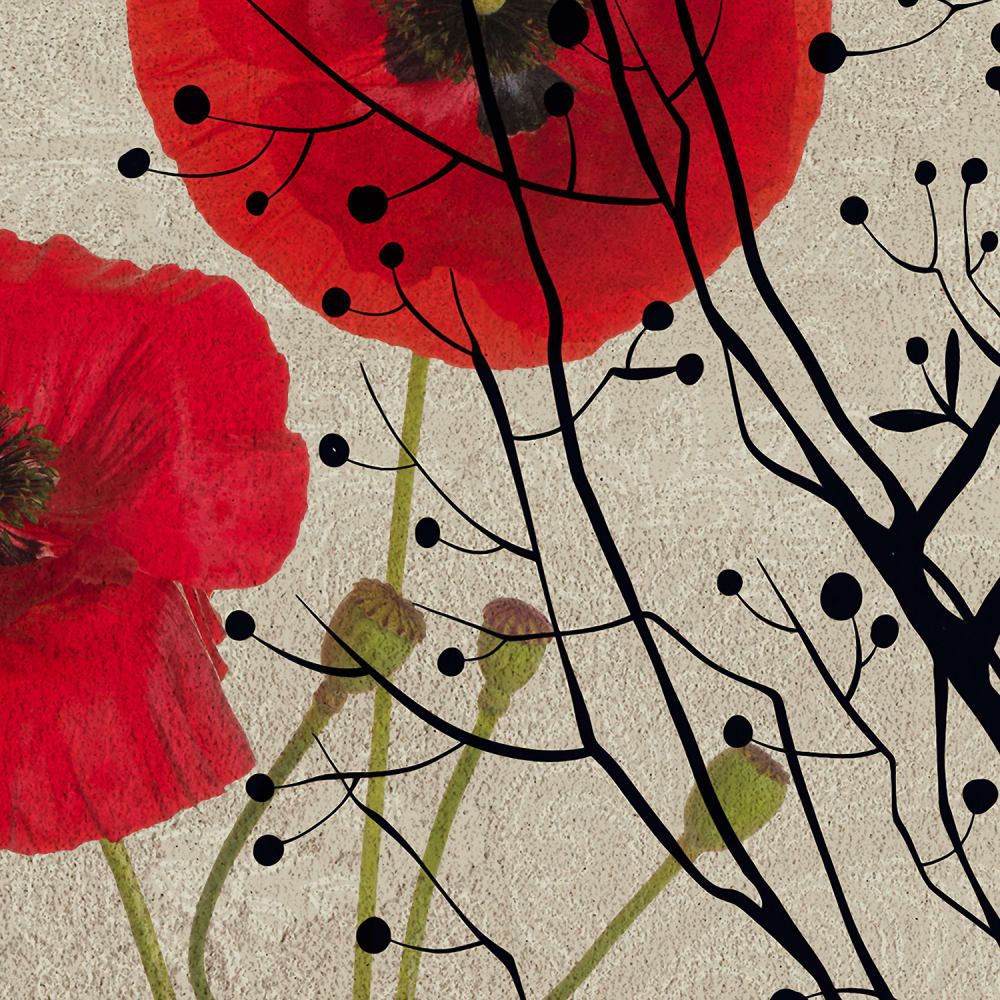 Papier peint panoramique Poppies — vue 3