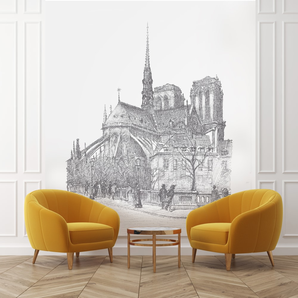 Papier peint panoramique - dame