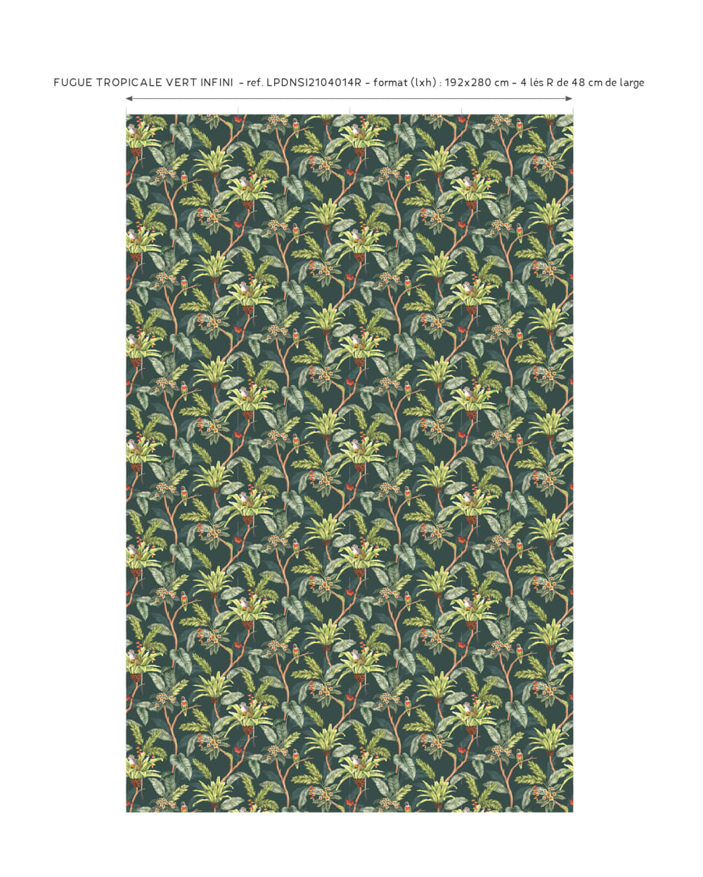 Papier peint panoramique Fugue Tropicale — vue 4