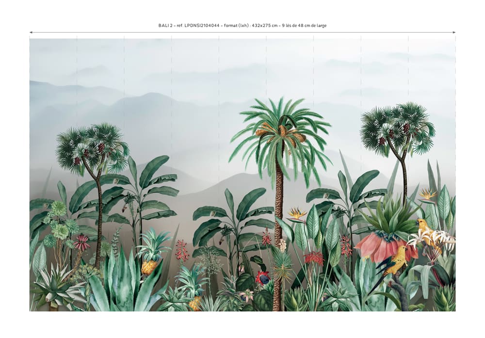 Papier peint panoramique Bali 2 — vue 3