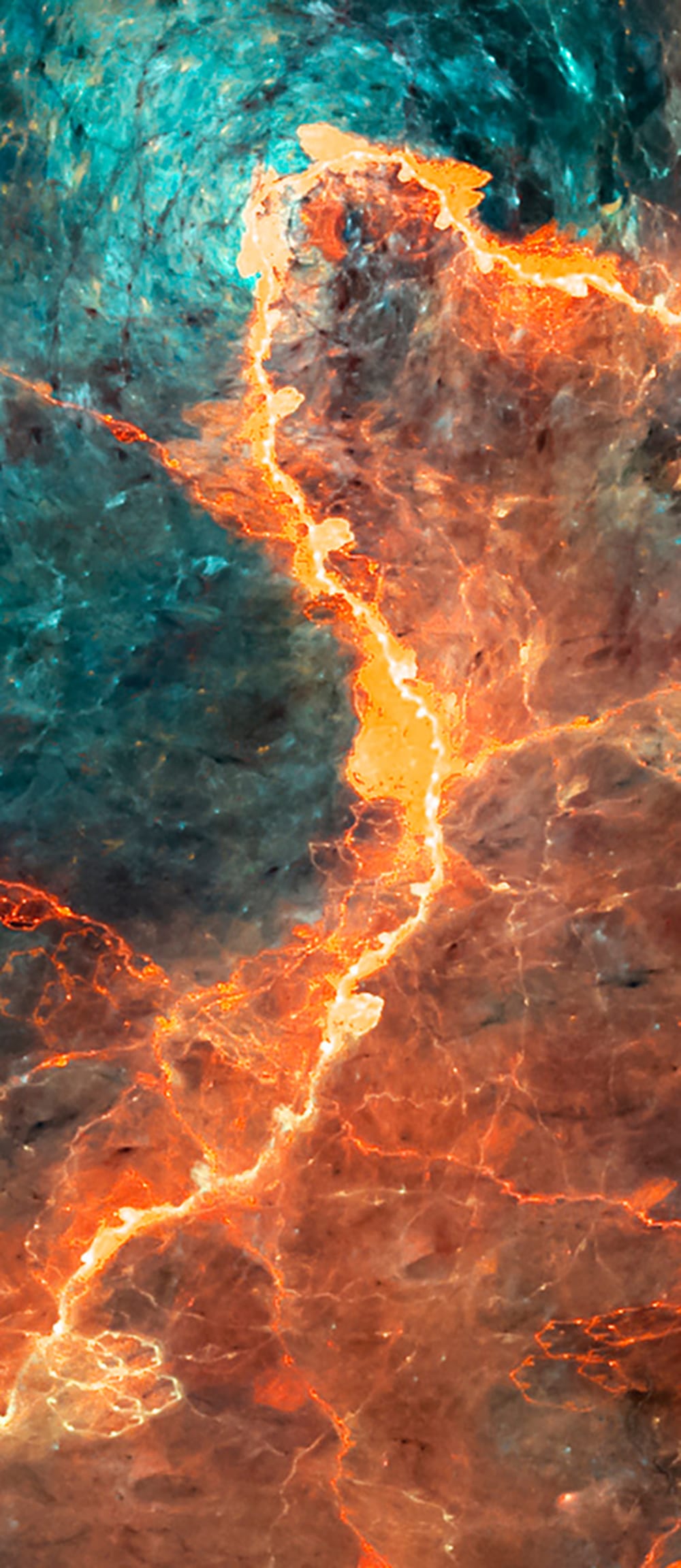 Papier peint panoramique Marble On Fire — vue 3