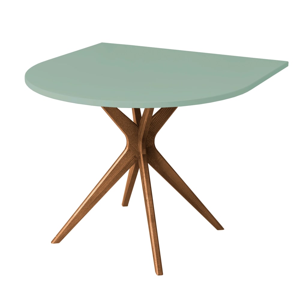 Ragaba Halbovaler Esstisch MDF salbei | Esche Eiche gebeizt style modern Grün Holz