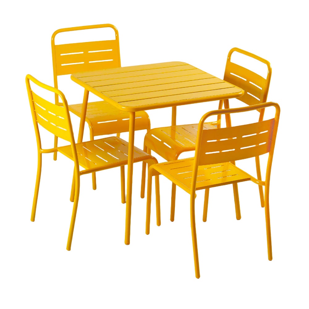 Ensemble table de jardin - chaises