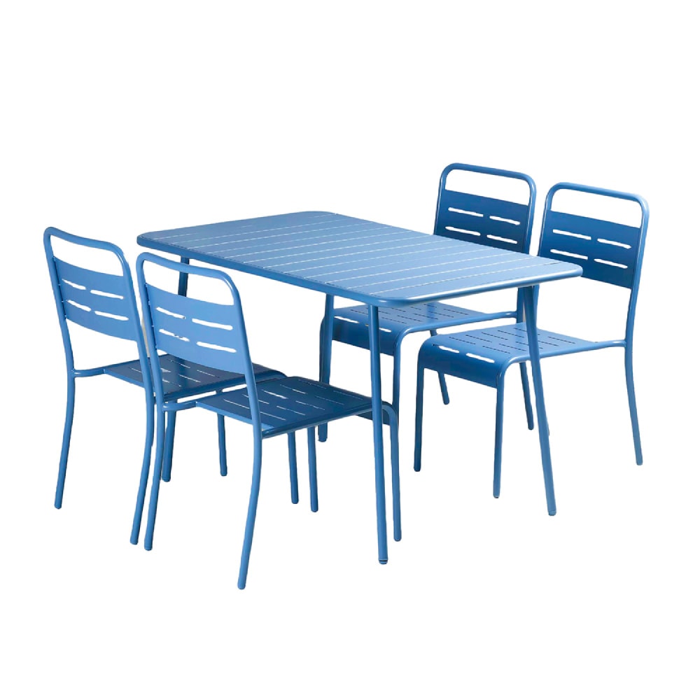 Ensemble table de jardin - chaises