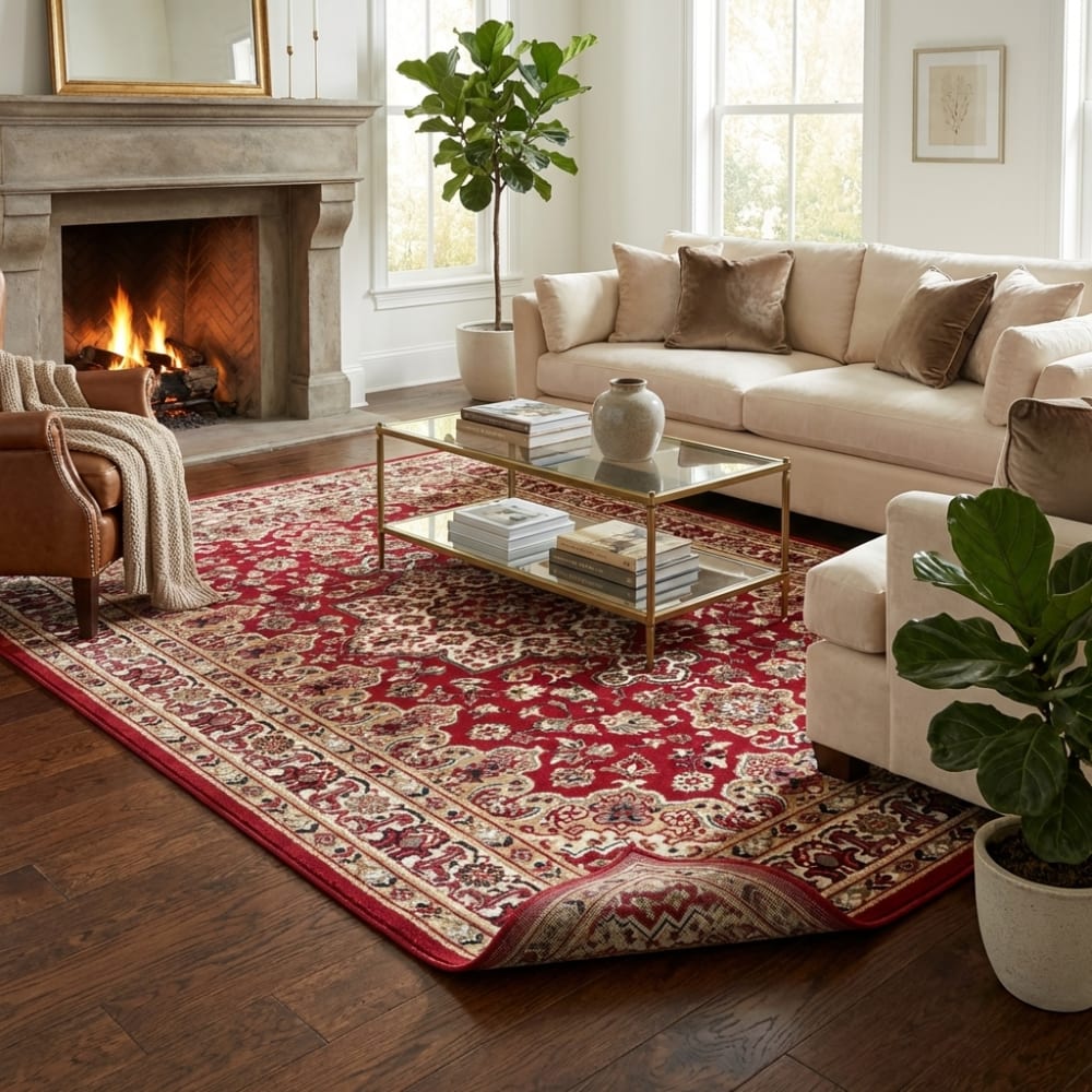 Tapis oriental shiraz rouge 120x170cm — vue 4
