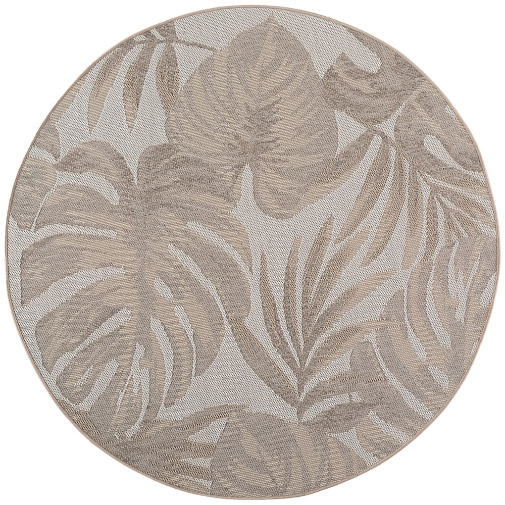 Tapis extérieur rond - motifs