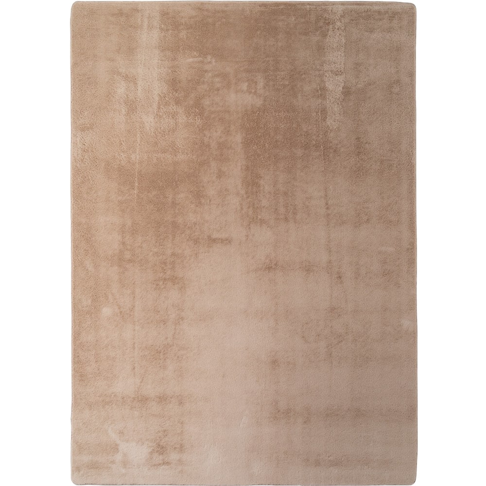 Tapis à poils doux lavable beige 60x100cm