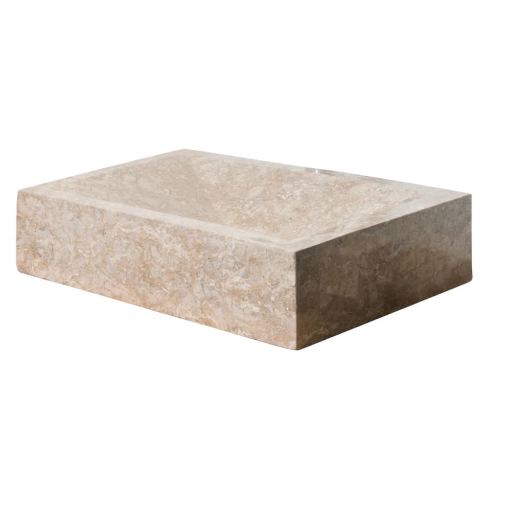 Vasque salle de bain à  poser rectangle 30cm x 40cm gris